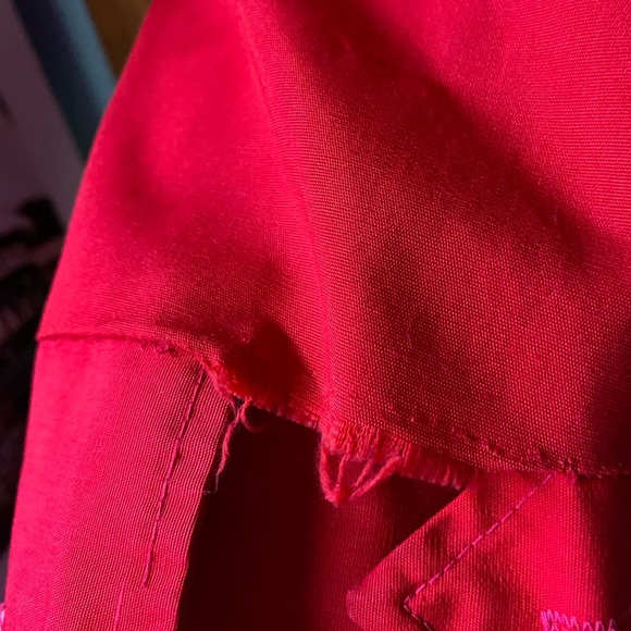 Vintage 80’s Red Zip Up Jacket - Picture 3 of 3